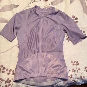 Jelenew Pastel Pedal Short Sleeve Cycling Jersey - Light Purple